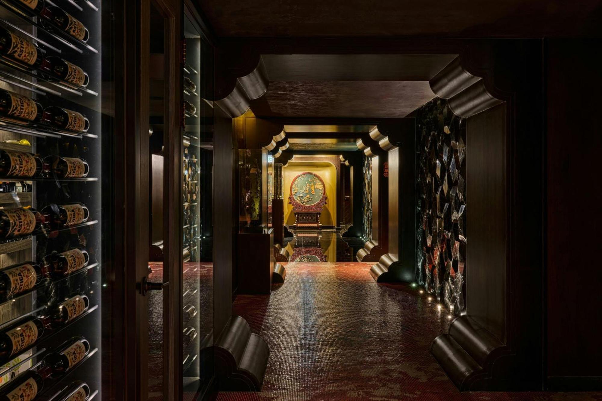 Le Meridien Đài Trung Ngoại thất bức ảnh Wine cellar